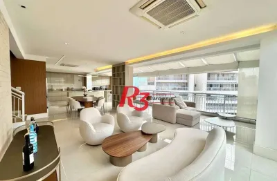 Cobertura com 5 dormitórios à venda, 265 m² por R$ 3.750.000,00 - Gonzaga - Santos/SP