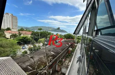 Apartamento com 1 dormitório para alugar, 62 m² por R$ 4.500,00/mês - Aparecida - Santos/SP
