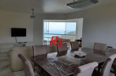 Cobertura com 5 dormitórios à venda, 529 m² por R$ 1.600.000,00 - Morro Sorocotuba - Guarujá/SP