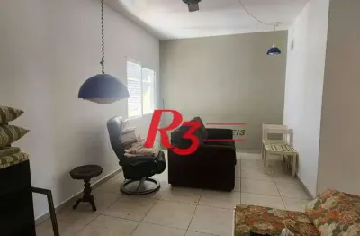 Apartamento com 2 dormitórios para alugar, 97 m² por r$ 5.000,02/mês - josé menino - santos/sp