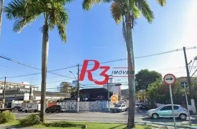 Terreno para alugar, 740 m² por R$ 53.031,87/mês - Vila Mathias - Santos/SP