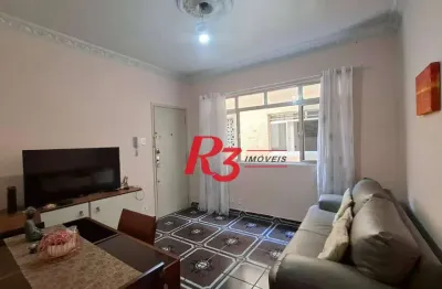 Apartamento com 2 dormitórios à venda, 67 m² por R$ 380.000,00 - Embaré - Santos/SP