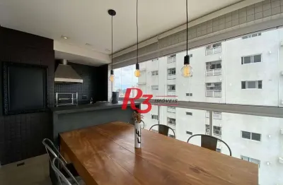 Apartamento com 3 dormitórios à venda, 170 m² por R$ 2.589.990,00 - Embaré - Santos/SP