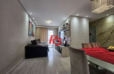 Apartamento com 3 dormitórios à venda, 84 m² por R$ 770.000,00 - Marapé - Santos/SP