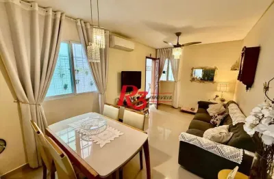 Casa com 2 dormitórios à venda, 91 m² por R$ 830.000,00 - Marapé - Santos/SP