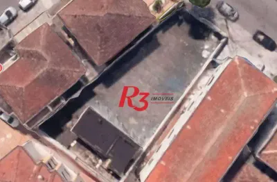 Terreno à venda, 480 m² por R$ 3.800.000,00 - Aparecida - Santos/SP