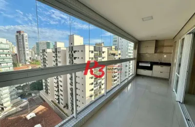 Apartamento com 2 dormitórios à venda, 86 m² por R$ 1.500.000,00 - Boqueirão - Santos/SP