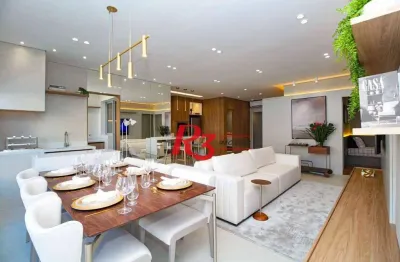 Apartamento com 3 dormitórios à venda, 89 m² por R$ 1.020.000,00 - Marapé - Santos/SP