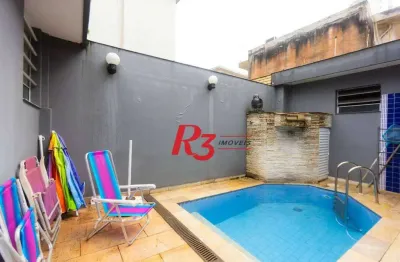 Casa com 3 dormitórios à venda, 185 m² por R$ 1.100.000,00 - Ponta da Praia - Santos/SP