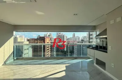 Apartamento com 3 dormitórios à venda, 143 m² por R$ 2.860.000,00 - Boqueirão - Santos/SP