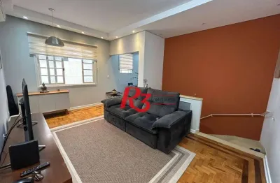 Casa com 2 dormitórios à venda, 80 m² por R$ 638.000,00 - Boqueirão - Santos/SP