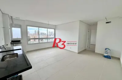 Apartamento com 2 dormitórios para alugar, 55 m² por R$ 4.660,84/mês - Campo Grande - Santos/SP