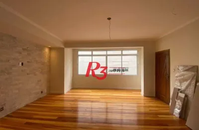 Apartamento com 3 dormitórios à venda, 123 m² por R$ 870.000,00 - Gonzaga - Santos/SP