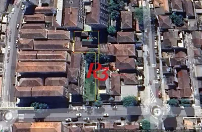 Terreno à venda, 400 m² por R$ 2.300.000,00 - Embaré - Santos/SP