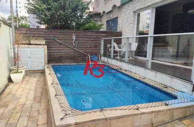 Casa com 3 dormitórios à venda, 290 m² por R$ 2.200.000,00 - Boqueirão - Santos/SP