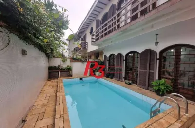 Casa com 3 dormitórios à venda, 150 m² por R$ 1.350.000,00 - Ponta da Praia - Santos/SP