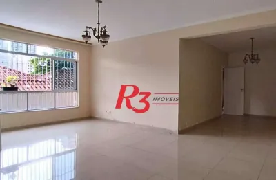 Apartamento, 135 m² - venda por R$ 850.000,00 ou aluguel por R$ 5.500,02/mês - Pompéia - Santos/SP