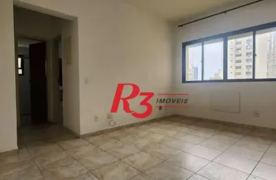 Apartamento com 1 dormitório para alugar, 65 m² por R$ 3.500,01/mês - Embaré - Santos/SP
