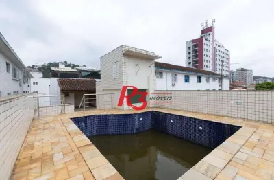 Sobrado com 4 dormitórios, 430 m² - venda por R$ 2.500.000,00 ou aluguel por R$ 15.000,00/mês - Campo Grande - Santos/SP