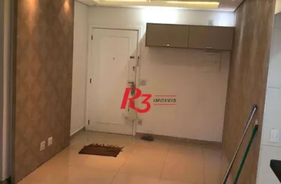 Apartamento para alugar, 64 m² por R$ 4.500,00/mês - Marapé - Santos/SP