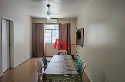 Apartamento com 2 dormitórios para alugar, 42 m² por R$ 4.300,02/mês - Aparecida - Santos/SP