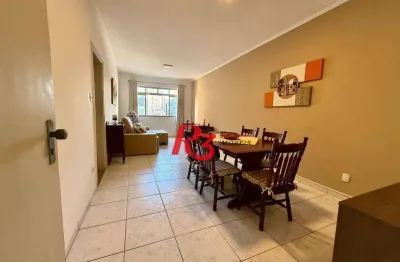 Apartamento com 1 dormitório para alugar, 70 m² por R$ 3.660,00/mês - Boqueirão - Santos/SP