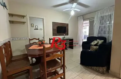 Apartamento com 1 dormitório para alugar, 58 m² por R$ 3.800,02/mês - Embaré - Santos/SP