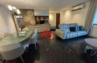 Apartamento com 2 dormitórios para alugar, 192 m² por R$ 24.674,70/mês - Aparecida - Santos/SP