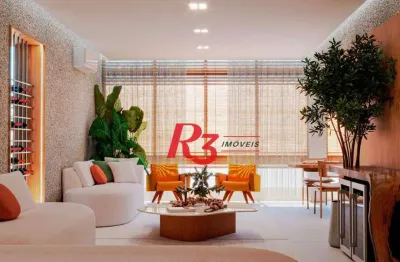 Apartamento com 3 dormitórios à venda, 240 m² por R$ 3.350.000,00 - Boqueirão - Santos/SP
