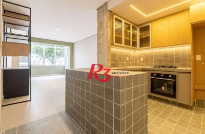 Apartamento com 3 dormitórios à venda, 107 m² por R$ 930.000,00 - José Menino - Santos/SP