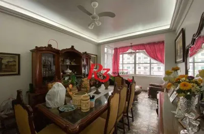 Apartamento com 3 dormitórios à venda, 116 m² por R$ 540.000,00 - José Menino - Santos/SP