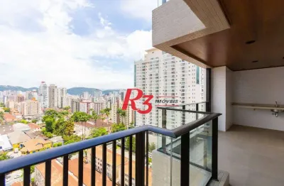 Apartamento com 1 dormitório à venda, 54 m² por R$ 847.000,00 - Boqueirão - Santos/SP
