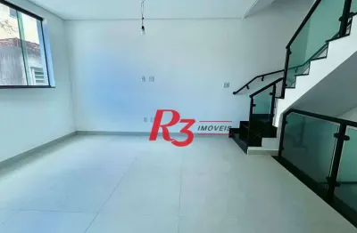 Casa com 2 dormitórios à venda, 90 m² por R$ 720.000,00 - Campo Grande - Santos/SP