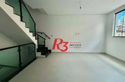 Casa com 2 dormitórios à venda, 90 m² por R$ 720.000,00 - Campo Grande - Santos/SP