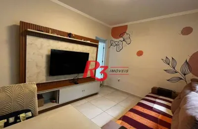 Apartamento com 2 dormitórios à venda, 60 m² por R$ 430.000,00 - Embaré - Santos/SP