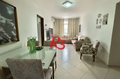 Apartamento com 2 dormitórios à venda, 100 m² por R$ 586.000,00 - Marapé - Santos/SP