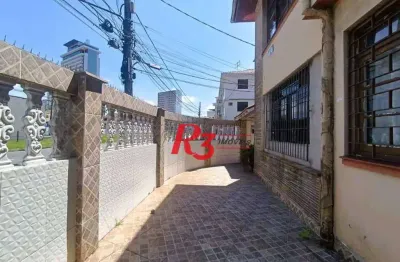 Sobrado com 3 dormitórios à venda, 114 m² por R$ 895.000,00 - Encruzilhada - Santos/SP