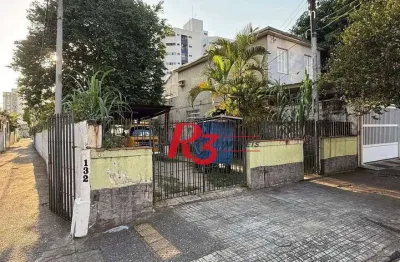 Terreno à venda, 564 m² por R$ 1.500.000,00 - Campo Grande - Santos/SP
