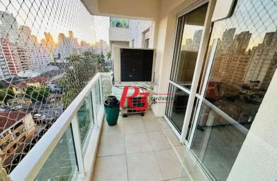 Apartamento para alugar, 47 m² por R$ 4.600,00/mês - Boqueirão - Santos/SP
