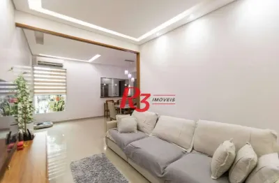 Casa com 3 dormitórios à venda, 130 m² por R$ 900.000,00 - Embaré - Santos/SP
