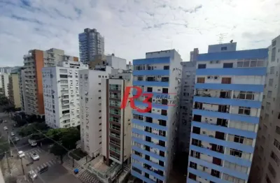Apartamento à venda, 100 m² por r$ 550.000,00 - gonzaga - santos/sp