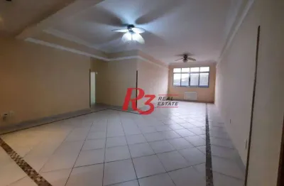 Apartamento com 3 dormitórios, 136 m² - venda por R$ 900.000,00 ou aluguel por R$ 6.561,21/mês - Boqueirão - Santos/SP
