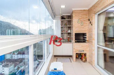Apartamento com 2 dormitórios à venda, 77 m² por 745.000,00 - centro - são vicente/sp