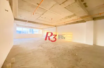 Sala para alugar, 139 m² por r$ 11.168,13/mês - gonzaga - santos/sp