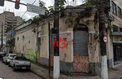 Terreno comercial à venda na Rua da Constituição, 234, Paquetá, Santos