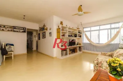 Apartamento com 2 dormitórios à venda, 109 m² - ponta da praia - santos/sp
