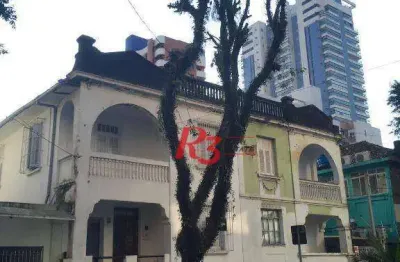 Casa com 4 dormitórios, 164 m² - venda - gonzaga - santos/sp