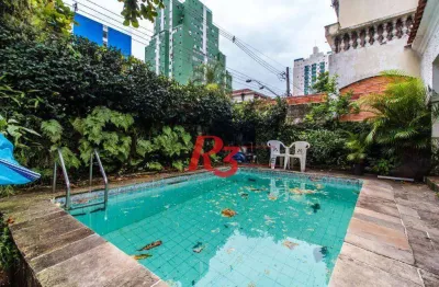 Sobrado com 3 dormitórios à venda, 218 m² - itararé - são vicente/sp