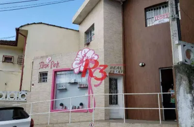 Casa comercial à venda na Avenida Senador Pinheiro Machado, 301, Marapé, Santos
