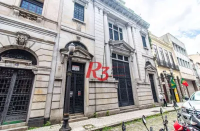 Prédio, 2000 m² - venda por r$ 12.000.000,00 ou aluguel por r$ 70.000,00/mês - centro - santos/sp